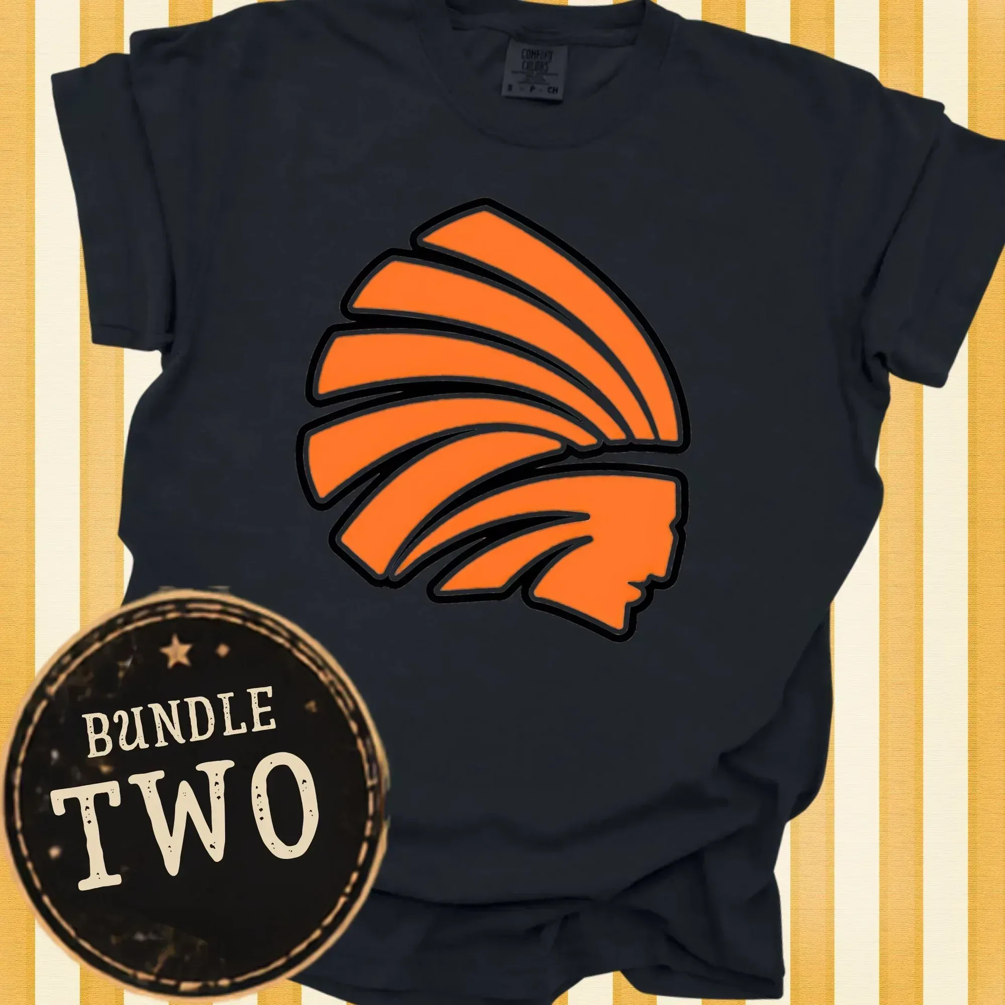 ORANGE CHOCTAW HEAD