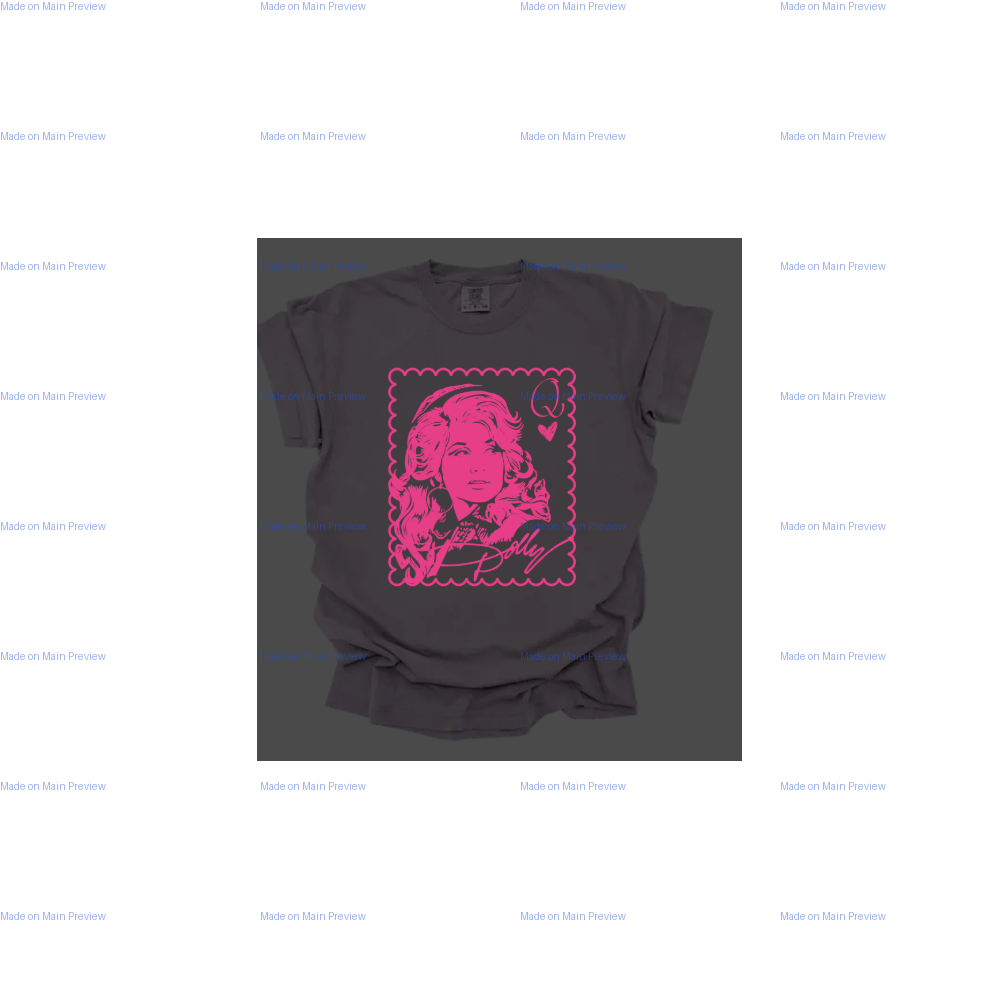 B - Pink Outline Dolly