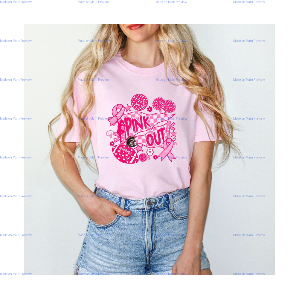 H - Pink Polka Dots Trojans