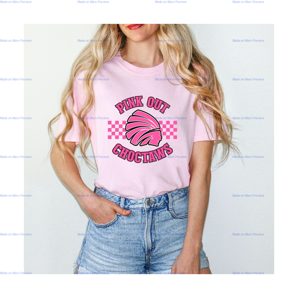I - Pink Out Choctaws Retro