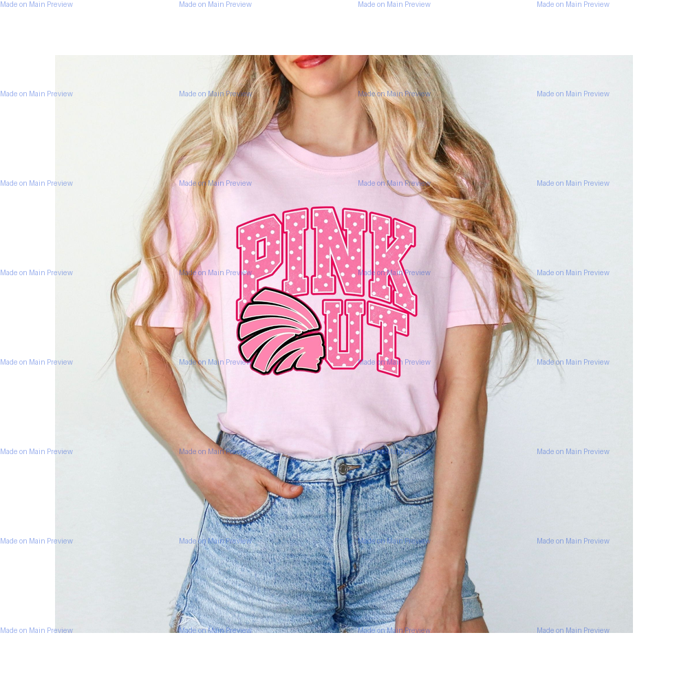 M - PINK POLKA DOTS - CHOCTAWS
